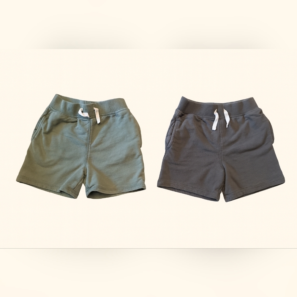 Title:
Bundle of 2 Boys’ Casual Shorts – Green & Charcoal Gray